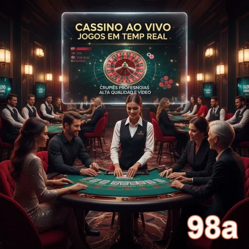 Jogos de cassino ao vivo na plataforma 98a com crupiês profissionais.