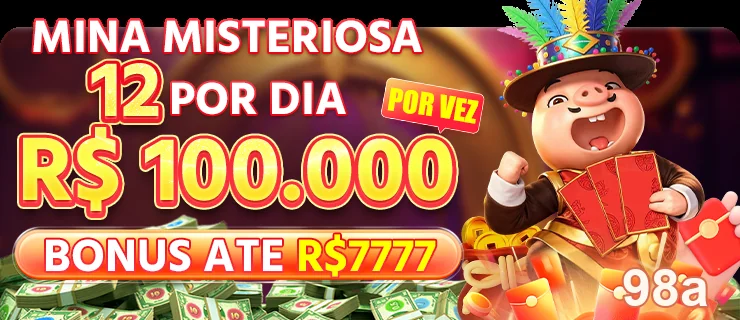 Imagem de promoção do site 98a com ofertas de bônus e prêmios.