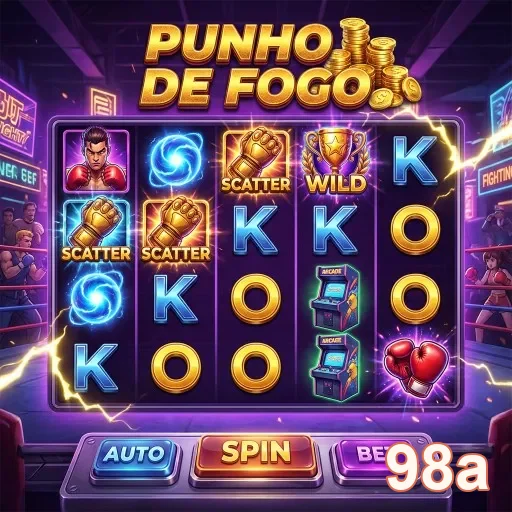 Tela do jogo Punho de Fogo no cassino online 98a.