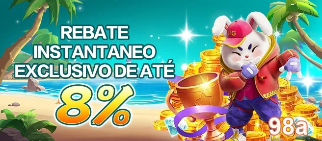 Personagem animado em destaque no site 98a com prêmios.