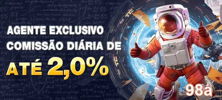 Astronauta representando serviços VIP na plataforma 98a.