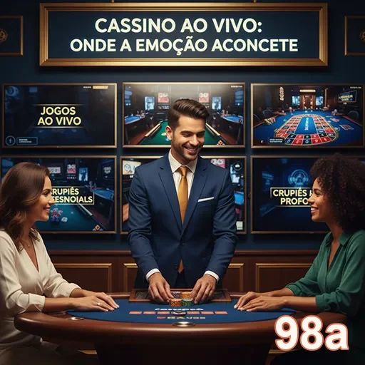 Jogos VIP com crupiês em cassino ao vivo da 98a.