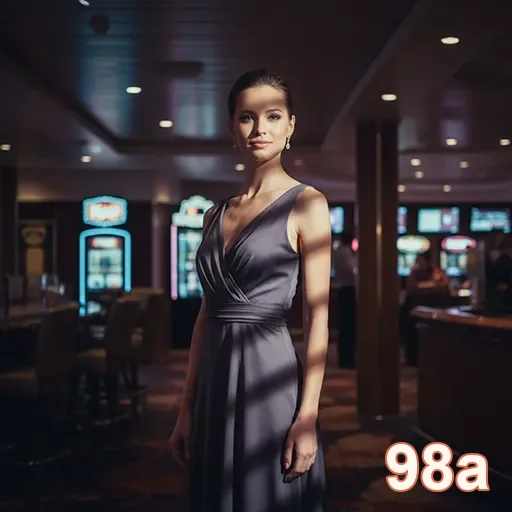Imagem de uma mulher em vestido elegante na 98a.